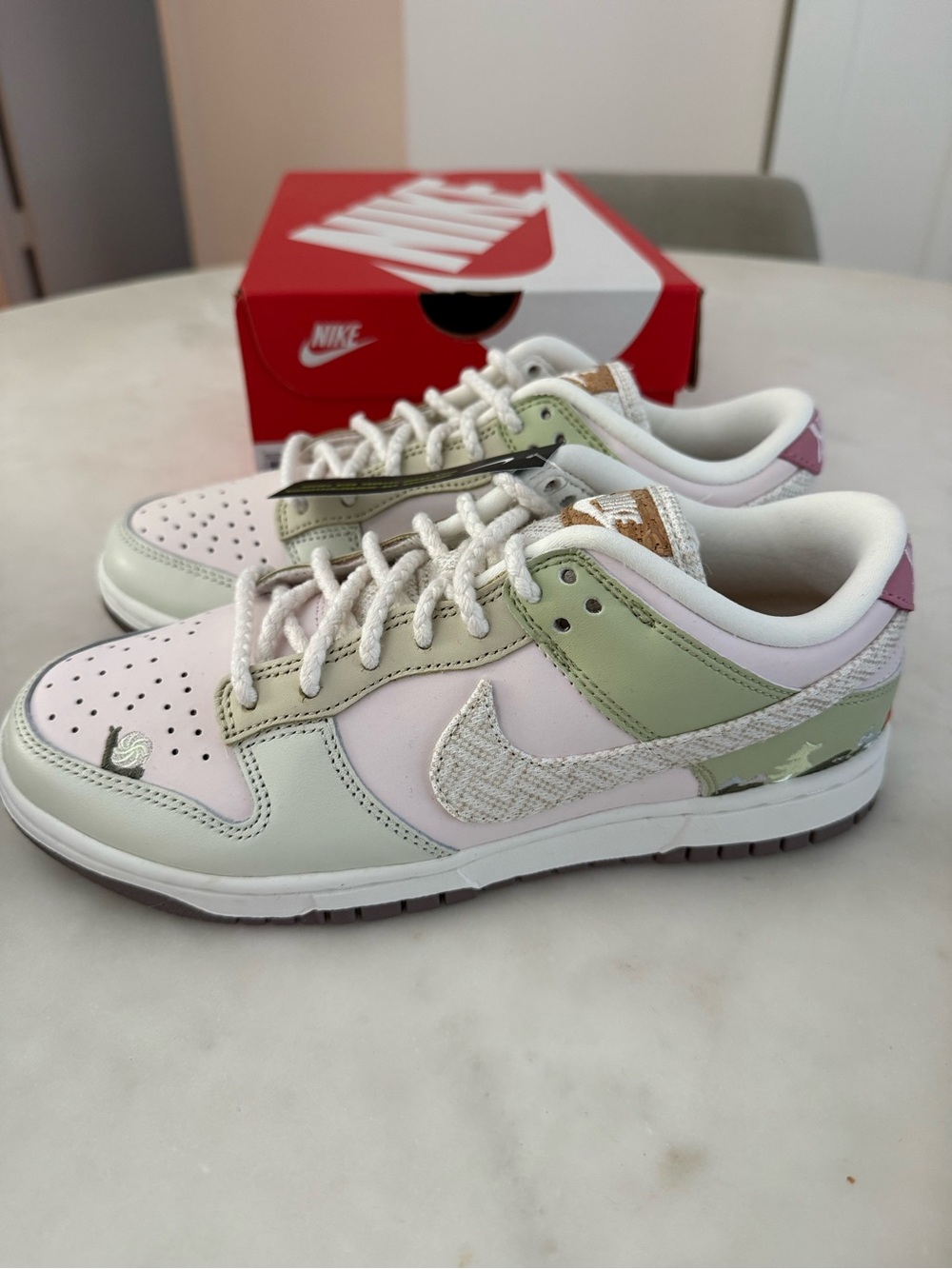 Nike Dunk Low LX Pastel Multi Colorway (Mushroom) - NWT & Box